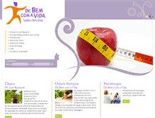 Tablet Screenshot of debemcomavida.com